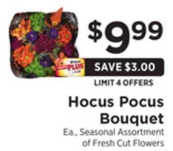 ShopRite Hocus pocus bouquet offer