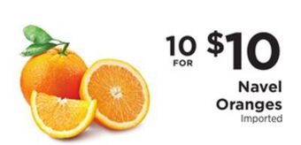 ShopRite Navel oranges offer