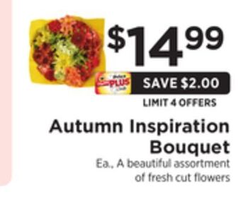 ShopRite Autumn inspiration bouquet offer