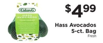 ShopRite Hass avocados 5-ct. bag offer