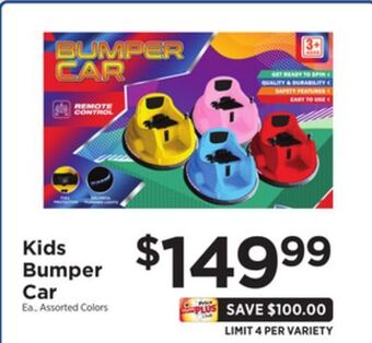 ShopRite Kids bumper car offer