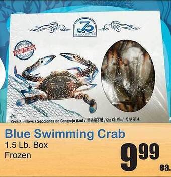 Times Supermarkets Blue swimming crab offer