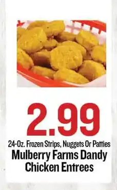 Mulberry Farms Dandy Chicken Entrees 24-Oz.