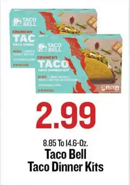 Taco Bell Taco Dinner Kits 8.85 To 14.6-Oz.