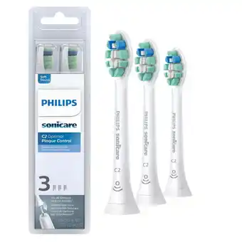 Walmart Philips sonicare optimal plaque control replacement toothbrush heads, hx9023/65, brushsync technology, white 3-pk offer