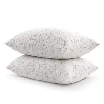 Walmart Essence of copper luxury knit bed pillow, standard/queen, 2 pack offer