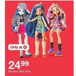 Target Monster high dolls offer
