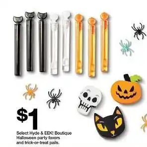 Target Halloween party favors offer