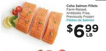 Food 4 Less Coho salmon fillets offer