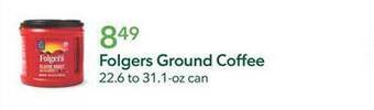 Publix Folgers ground coffee offer