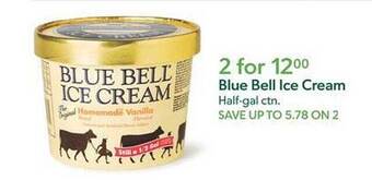 Blue bell ice cream