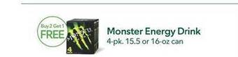 Publix Monster energy drink offer