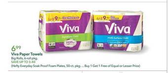 Publix Viva paper towels offer