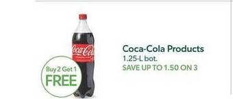 Publix Coca-cola products offer