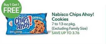 Publix Nabisco chips ahoy! cookies offer