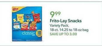Publix Frito-lay snacks offer
