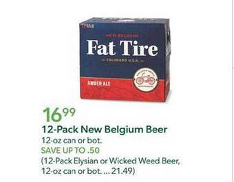 Publix 12-pack new belgium beer offer