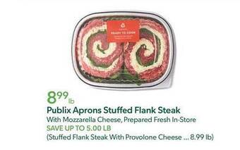 Publix Publix aprons stuffed flank steak offer