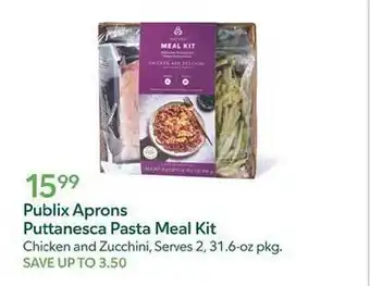 Publix Publix aprons puttanesca pasta meal kit offer