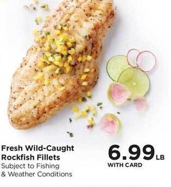 QFC Fresh wild-caught rockfish fillets offer