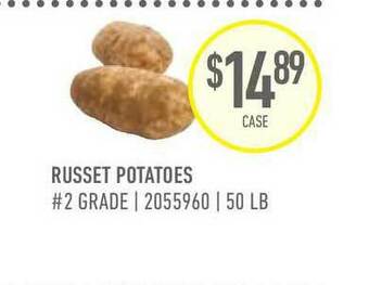 US Foods Chef's Store Russet Potatoes offer