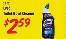 Rouses Lysol toilet bowl cleaner offer