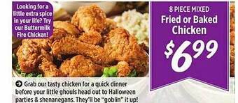 Rouses Fried or baked chicken offer