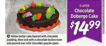 Rouses Chocolate doberge cake offer
