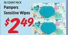 Rouses Pampers sensitive wipes offer