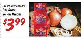 Rouses Realsweet yellow onions offer