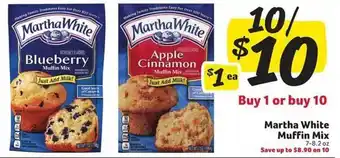 Harveys Supermarkets Martha white muffin mix offer
