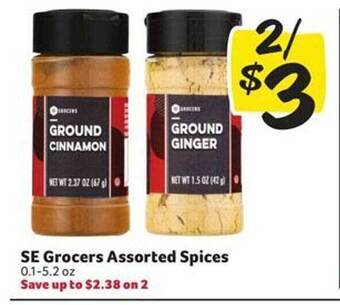 Harveys Supermarkets Se grocers assorted spices offer