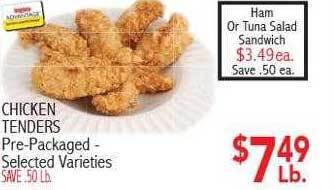 Ingles Markets Chicken tenders offer
