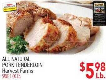 Ingles Markets All natural pork tenderloin offer