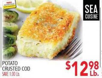 Ingles Markets Potato crusted cod offer