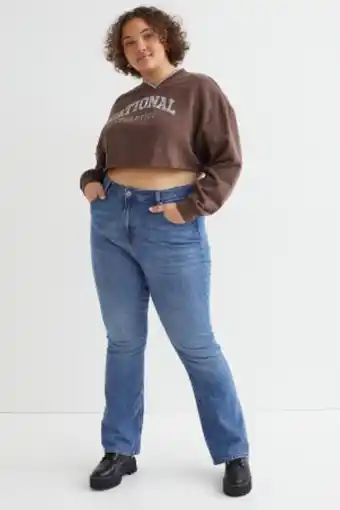 H&M H&m+ crop sweatshirt offer