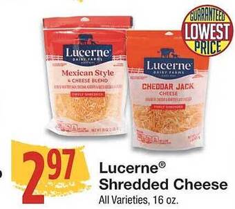 Amigos United Lucerne shredded cheese offer