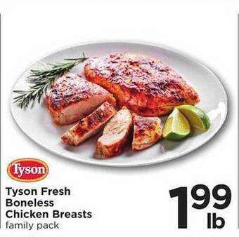 SHOPPERS Tyson fresh boneless chicken breasts offer