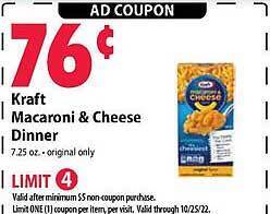 Festival Foods Kraft macaroni & cheese dinner offer