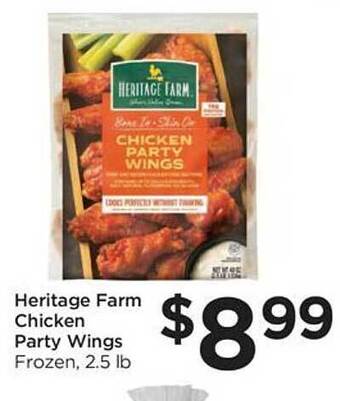 Food 4 Less Heritage farm chicken party wings offer