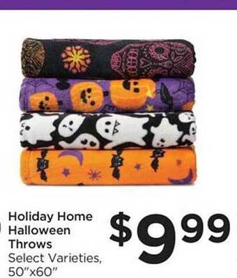 Food 4 Less Holiday home halloween throws offer