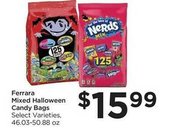 Food 4 Less Ferrara mixed halloween candy bags offer