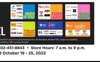 Hy-Vee Food gift card offer