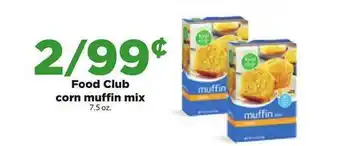 Hy-Vee Food club corn muffin mix offer