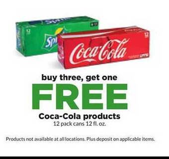 Hy-Vee Coca-cola products offer
