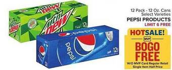 Food Lion Pepsi products offer