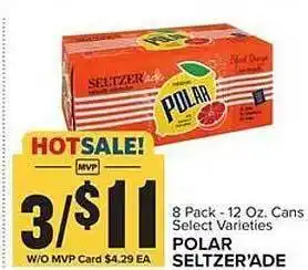 Food Lion Polar seltzer'ade offer