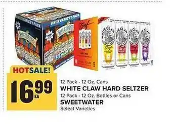 Food Lion White claw hard seltzer, sweetwater offer