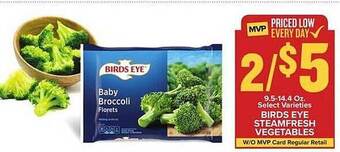 Food Lion Birds eye steamfresh vegetables offer