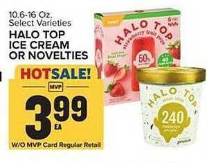 Food Lion Halo top ice cream or novelties offer